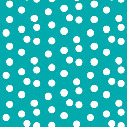 turquoise background random scattered circle dots vector image