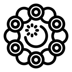 decentralized blockchain network showing loading vector image