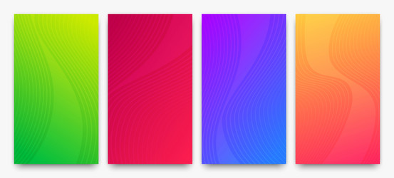 modern colorful gradient background with lines vector image