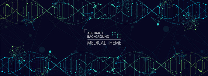science template abstract background with a 3d vector image