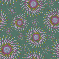 seamless texture with ornate flowers and leaf vector image