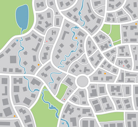 Simple map Royalty Free Vector Image - VectorStock