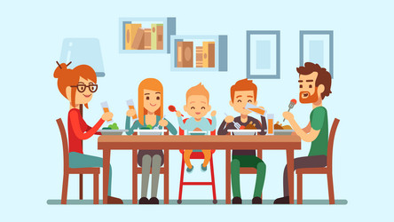 Family Eating Dinner at Table Cartoon Vector Images (over 1,300) Family Eating Dinner at Table Cartoon Vector Images (over 1,300)