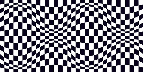 psychedelic checkerboard pattern vector image