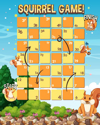 Snake Ladder Jogo Tabuleiro Para Crianças Modelo Ilustração vetor(es) de  stock de ©brgfx 494597290