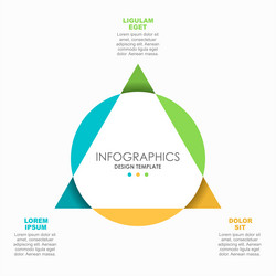 infographic design template with place for your vector