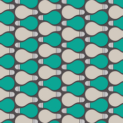 Retro bulb pattern background stock vector