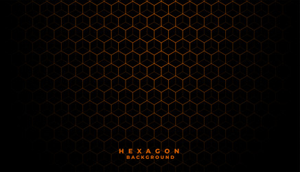 3d style glowing hexagonal pattern background vector