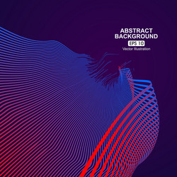 curve composition have a sense of perspective vector image