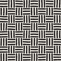 hand drawn seamless repeating pattern with lines vector image