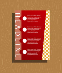 abstract layout background set for art template vector image
