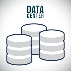 cloud computing design vector image