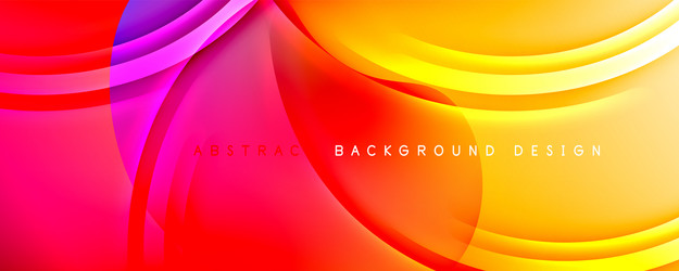 dynamic trendy simple fluid color gradient vector image