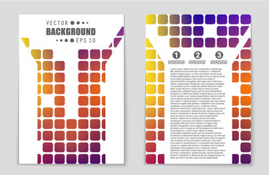 abstract layout background set for art vector image