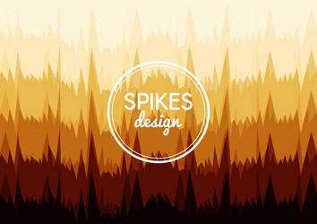background sharp spikes vector image