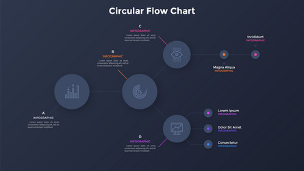 Modern infographic banner vector