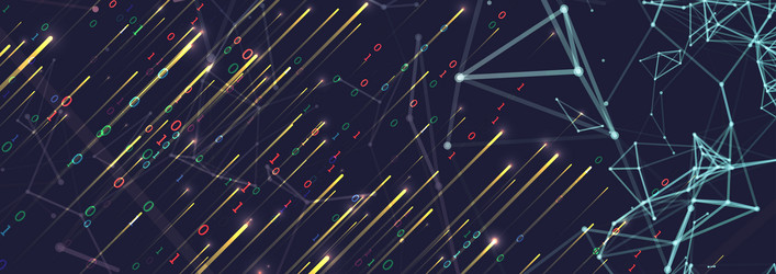 technology background big data concept binary vector image