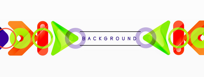 abstract triangles and square minimal geometric vector image
