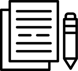 documentation icon vector image