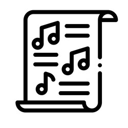 files and folders icon thin linear style design vector image