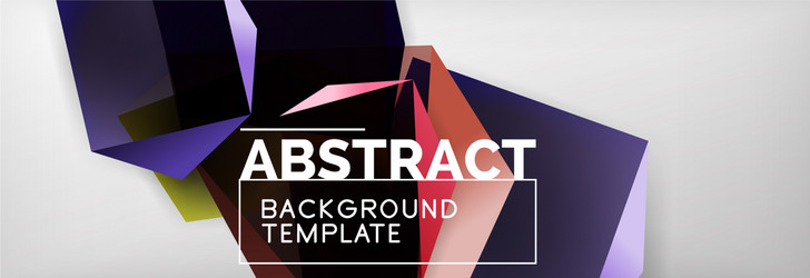 dark 3d triangular low poly shapes abstract vector image