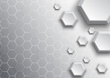 pattern hexagon background abstract vector image
