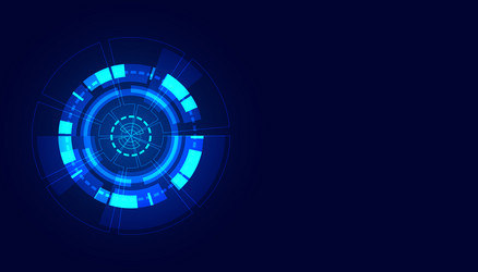 Digital Circuit Network Abstract vector image