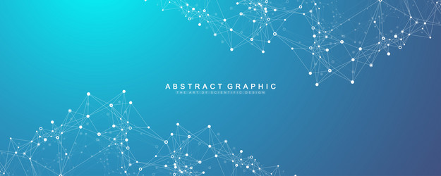 global network connection banner design template vector image