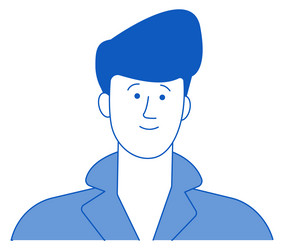 male profile picture man face image web avatar vector