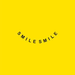 smile logo template design vector