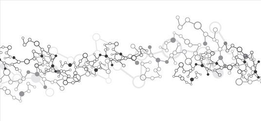 Molecular Structure Background vector image