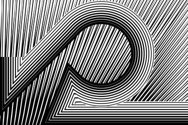 rgb abstract halftone lines dynamic background vector image