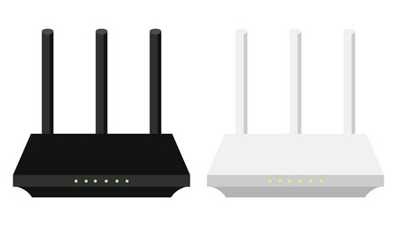 wifi router wireless ethernet modem vector image