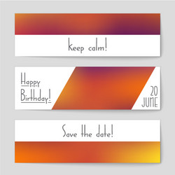abstract layout background set for art vector image