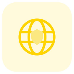 browser with global security features vector image