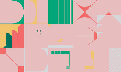 retro future abstract pattern vector image
