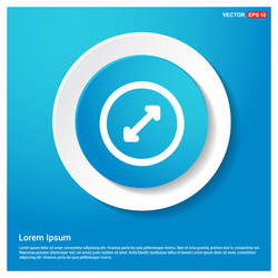 two side arrow vector image