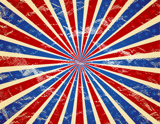 Vintage USA Patriotic Background Vector Image