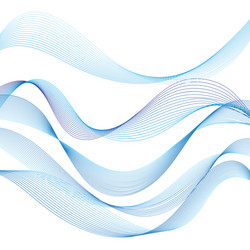 Dynamic Wave Patterns vector image