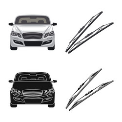 isolated object of auto and part symbol set vector image