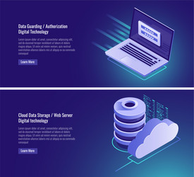 data guarding authorization form password vector image