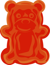 bear jelly candy cartoon vector illustration 21161275 Vector Art