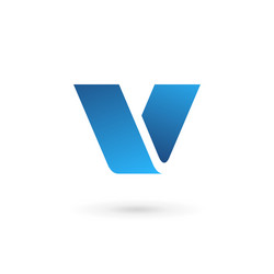 Letter v mosaic logo icon design template elements