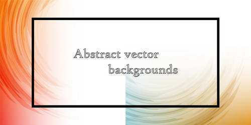set of abstract background for design vector image