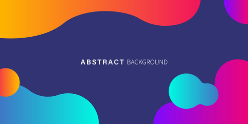 liquid gradient abstract isolated web vector image