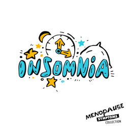 Menopause symptoms set Royalty Free Vector Image