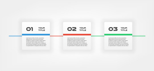 Square text infographic ui kit templates vector