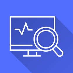 data security - icon for graphic and web vector image