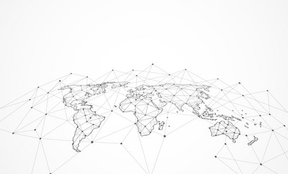 Global Network Connection vector image