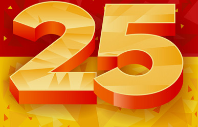 Pattern numbers for use in banner ads vector